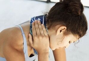 Comprimir como forma de tratar a osteocondrose cervical